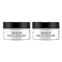 PACK 2 CERA PARA EL CABELLO DE COLORES SEVICH 240GR – BLANCO