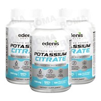 PACK 3 CITRATO DE POTASIO 120 CÁPSULAS EDENIS HEALTH