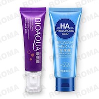PACK CREMA BLANQUEADORA DE ZONAS y GEL LIMPIADOR HIALURÓNICO BIOAQUA