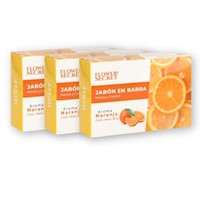 PACK 3 JABONES EN BARRA AROMA NARANJA 270G FLOWER SECRET