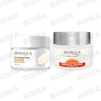 PACK CREMA ACLARANTE Y CREMA FACIAL HIDRATANTE VITAMINA C BIOAQUA