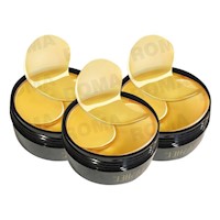 PACK 3 MASCARILLA PARA OJOS 24K GOLD COLÁGENO 60 PZS DR RASHEL