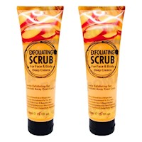 PACK 2 EXFOLIANTE FACIAL Y CORPORAL COLÁGENO 320ML WOKALI