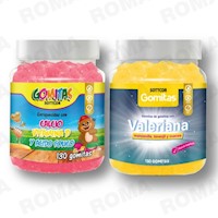 PACK 2 GOMITAS CALCIO NIÑOS + GOMITAS VALERIANA ADULTOS SOTTCORLABS