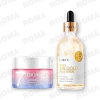 PACK CREMA HIDRATANTE VEGANA BIOAQUA Y SERUM 24K GOLD SNAIL LAIKOU