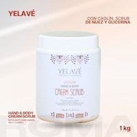 HAND & BODY CREMA SCRUB 1KG YELAVÉ
