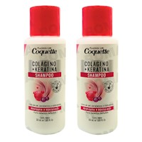 PACK 2 COQUETTE SHAMPOO COLAGENO 50ML PLACENTA LIFE