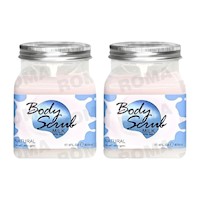 PACK 2 EXFOLIANTE CORPORAL BASE DE SAL DE MAR Y LECHE 500ML WOKALI
