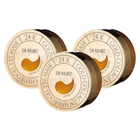 PACK 3 MASCARILLA PARA OJOS 24K GOLD 60 PZS DR RASHEL