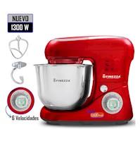 Batidora Orbital 1300W 6 Velocidades Finezza FZ-6822B Rojo