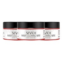 PACK 3 CERA PARA EL CABELLO DE COLORES SEVICH 360GR – MARRÓN