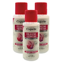 PACK 3 COQUETTE ACONDICIONADOR COLAGENO 50ML PLACENTA LIFE