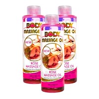 PACK 3 ACEITE CORPORAL ESENCIAL DE ROSAS 500ML WOKALI