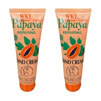 PACK 2 CREMA DE MANOS PAPAYA 120ML WOKALI