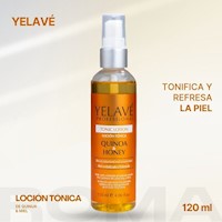 LOCIÓN TÓNICA DE QUINOA & MIEL 120ML YELAVÉ