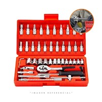 KIT HERRAMIENTAS MULTIUSOS 46 PIEZAS