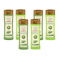 PACK 3 PACK SHAMPOO + ACONDICIONADOR EXTRACTO DE ROMERO 420ML NEVADA