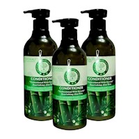 PACK 3 ACONDICIONADOR DE BAMBÚ 550ML WOKALI