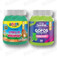 PACK 2 GOMITAS CITRATO DE MAGNESIO NIÑOS + GOFOS NIÑOS SOTTCORLABS