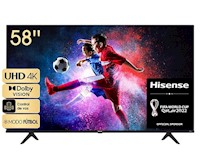 TV Hisense LED A6H 58" Ultra HD HDR 10 Smart