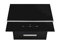 Campana Decorativa Sole Nimbus 60 cm Negra con Panel Digital TURE99CO