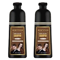 PACK 2 SHAMPOO TINTE 1000ML ECORINCIA – MARRÓN CLARO