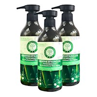 PACK 3 GEL FIJADOR BAMBÚ 300ML WOKALI