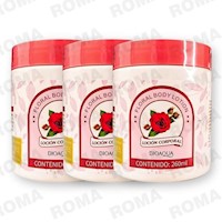PACK 3 LOCIÓN CORPORAL FLORAL BIOAQUA 750ML