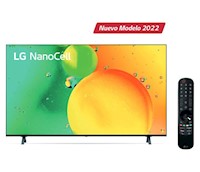 TELEVISOR LG NANOCELL 4K 70" SMART TV 70NANO75SQA (2022) CON THINQ AI