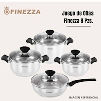 Juego de ollas de acero inoxidable 8 piezas FZ-1004TS