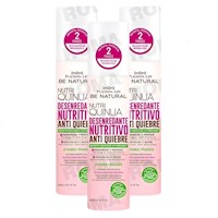 PACK 3 DESENREDANTE NUTRITIVO 200ML PLACENTA LIFE