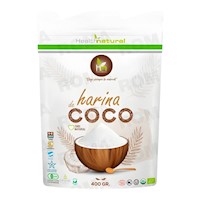 HARINA DE COCO EN POLVO 400G HEALTHNATURAL
