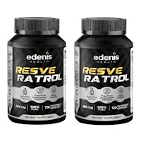 PACK 2 RESVERATROL 120 CÁPSULAS EDENIS HEALTH
