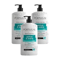 PACK 3 QUINUA & AVENA CREMA CORPORAL 700G PORTUGAL