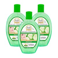 PACK 3 LIMPIADOR FACIAL DE PEPINO 225ML NEVADA