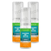PACK 3 SILICONA EN GOTAS  50ML PLACENTA LIFE