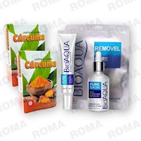 KIT 2 JABÓNES CÚRCUMA + CREMA, MASCARILLA, Y SERUM ANTIACNÉ BIOAQUA
