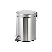 Papelera con pedal de Acero Inox 8L- 22x32.5cm- 10031003