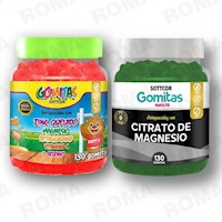 PACK 2 GOMITAS ZINC QUELADO NIÑOS  + CITRATO DE MAGNESIO SOTTCORLABS