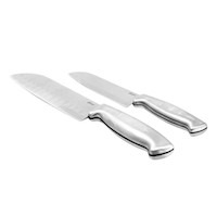 Set de Cuchillos Santoku 2Pzs Oster 91602-02 Acero Inoxidable