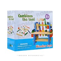 SET DE HERRAMIENTAS DE MADERA EN MALETA