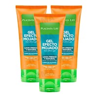 PACK 3 GEL EFECTO MOJADO 200ML PLACENTA LIFE