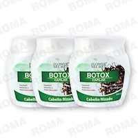 PACK 3 BOTOX CAPILAR CABELLO RIZADO FLOWER SECRET 1500ML