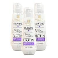 PACK 3 SHAMPOO BIOTINA Y COLÁGENO 60ML PERFECT CARE