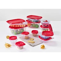 Set de 24 Pzs de Recipientes Take Along con Tapas Herméticas 2164723