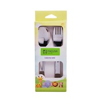 Set de Cubiertos para Bebé x 2 Piezas Modelo Simba