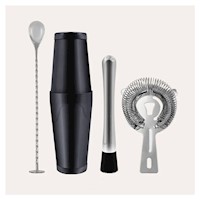 Kit Bartender Finezza Completo 11 Piezas Acero Inoxidable MK-Y20454