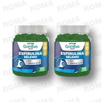 PACK 2 GOMITAS ESPIRULINA SELENIO 260 SOTTCORLABS