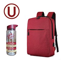 5 PACKS Tomatodo Universitario de Deportes + Mochila Impermeable Porta Laptop