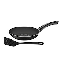 Sartén con Espátula Paris Negro Tramontina 17542503